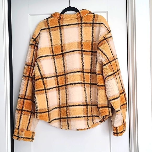 NWT Bandier Aspen Plaid Sherpa Jacket - XL - Picture 2 of 6